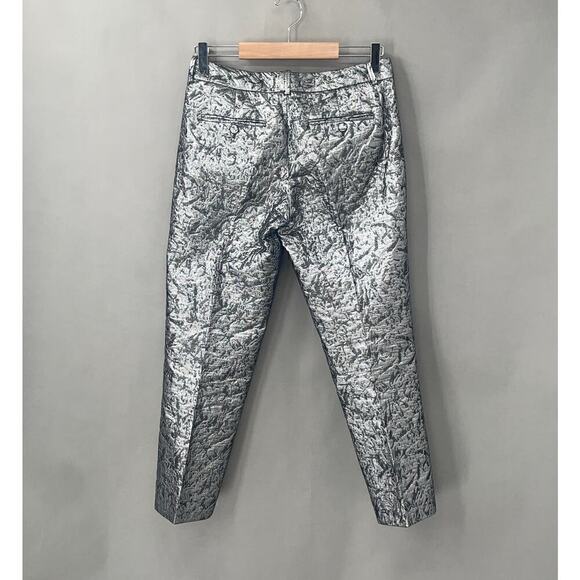 Zadig & Voltaire Womens Pants XS Metallic Maximalist Cyberpunk Futuristic Edgy - Picture 6 of 14